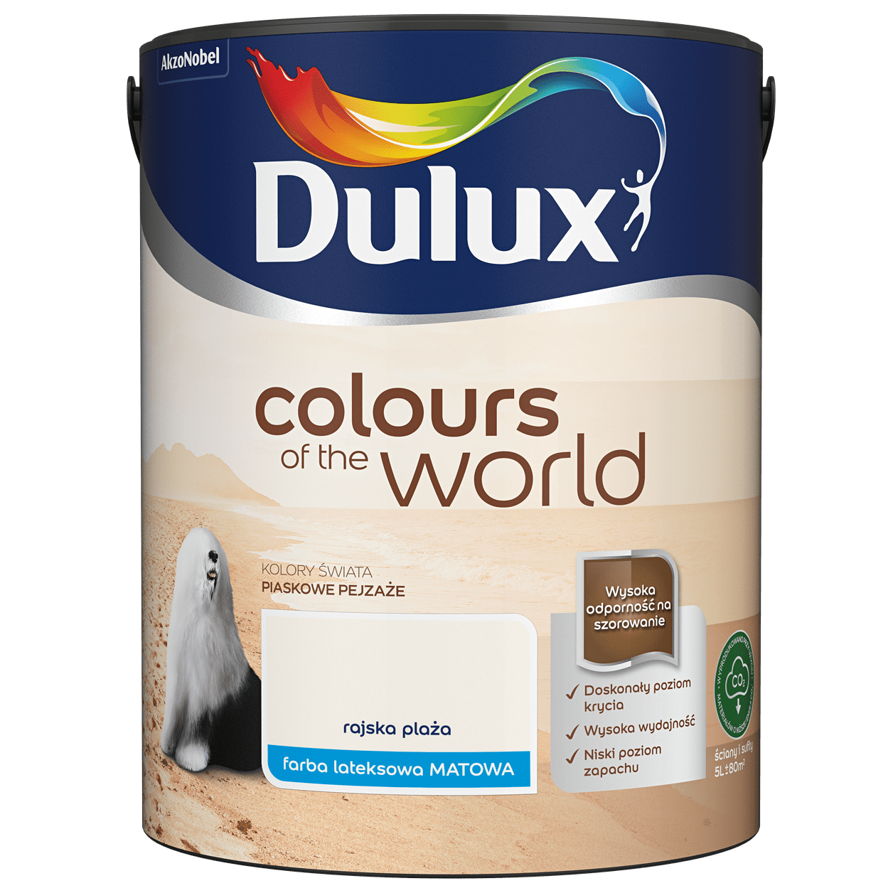Dulux Kolory Świata <br> rajska plaża <br> 5 l