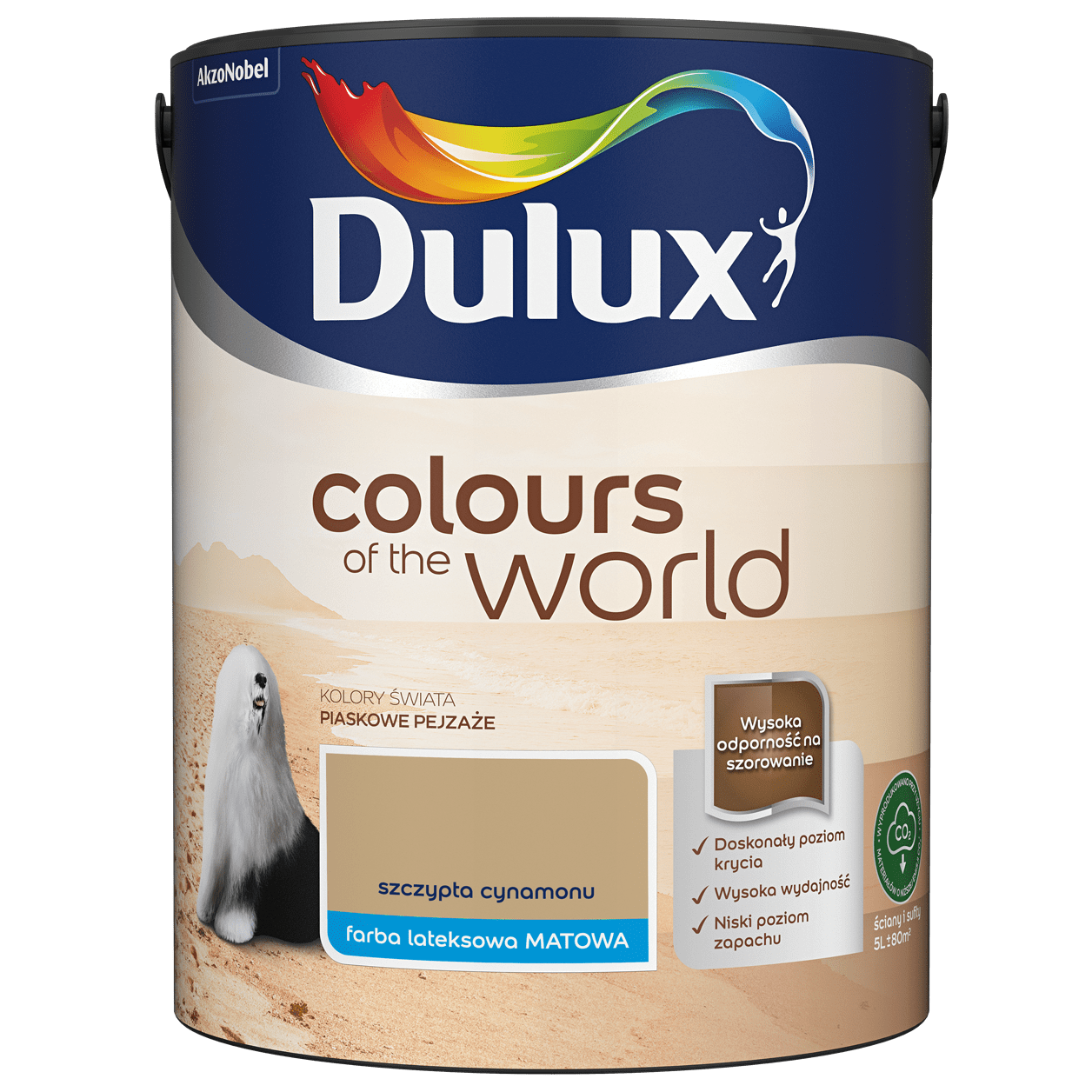 Dulux Kolory Świata <br> szczypta cynamonu <br> 5 l
