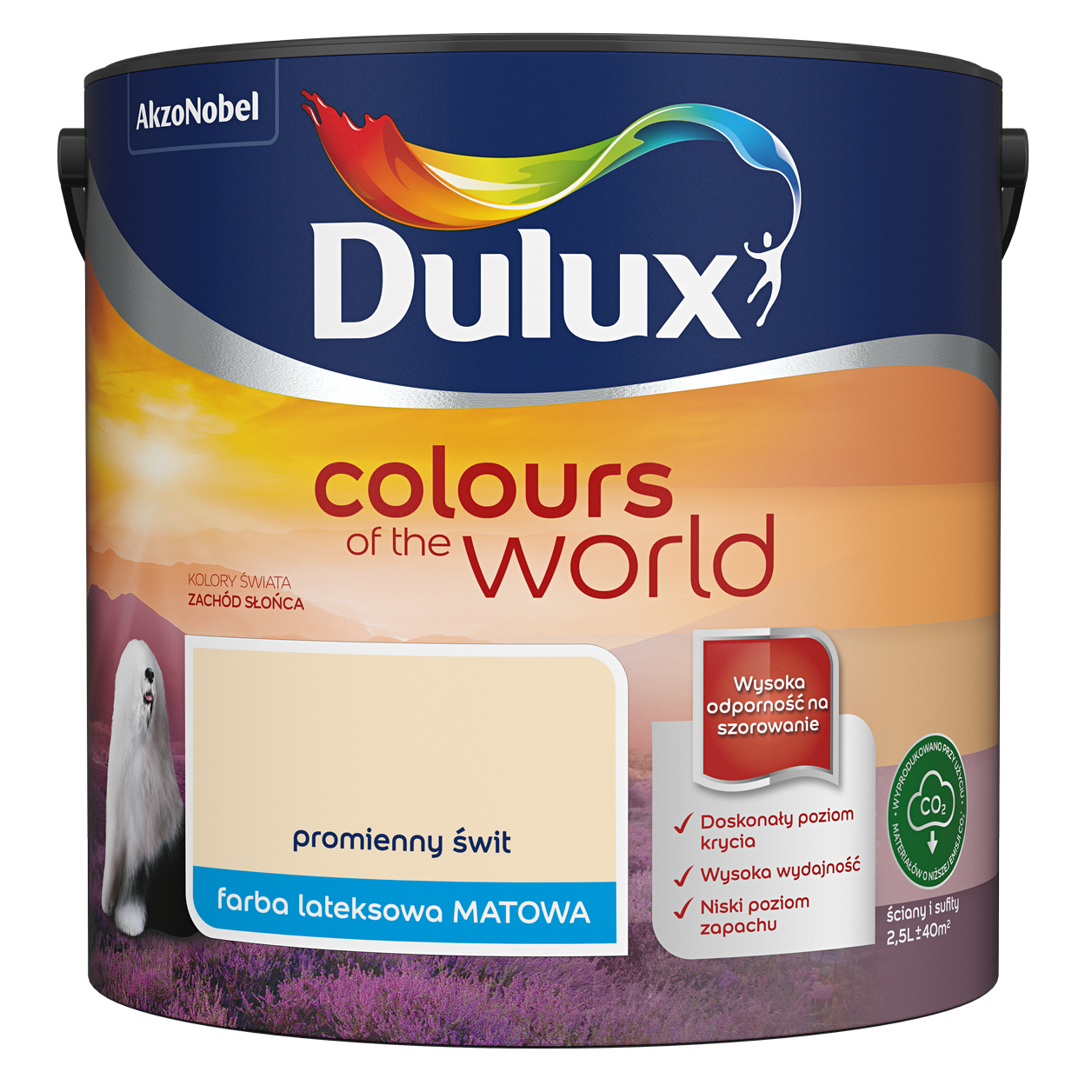Dulux Kolory Świata <br> promienny świt <br> 2.5 l