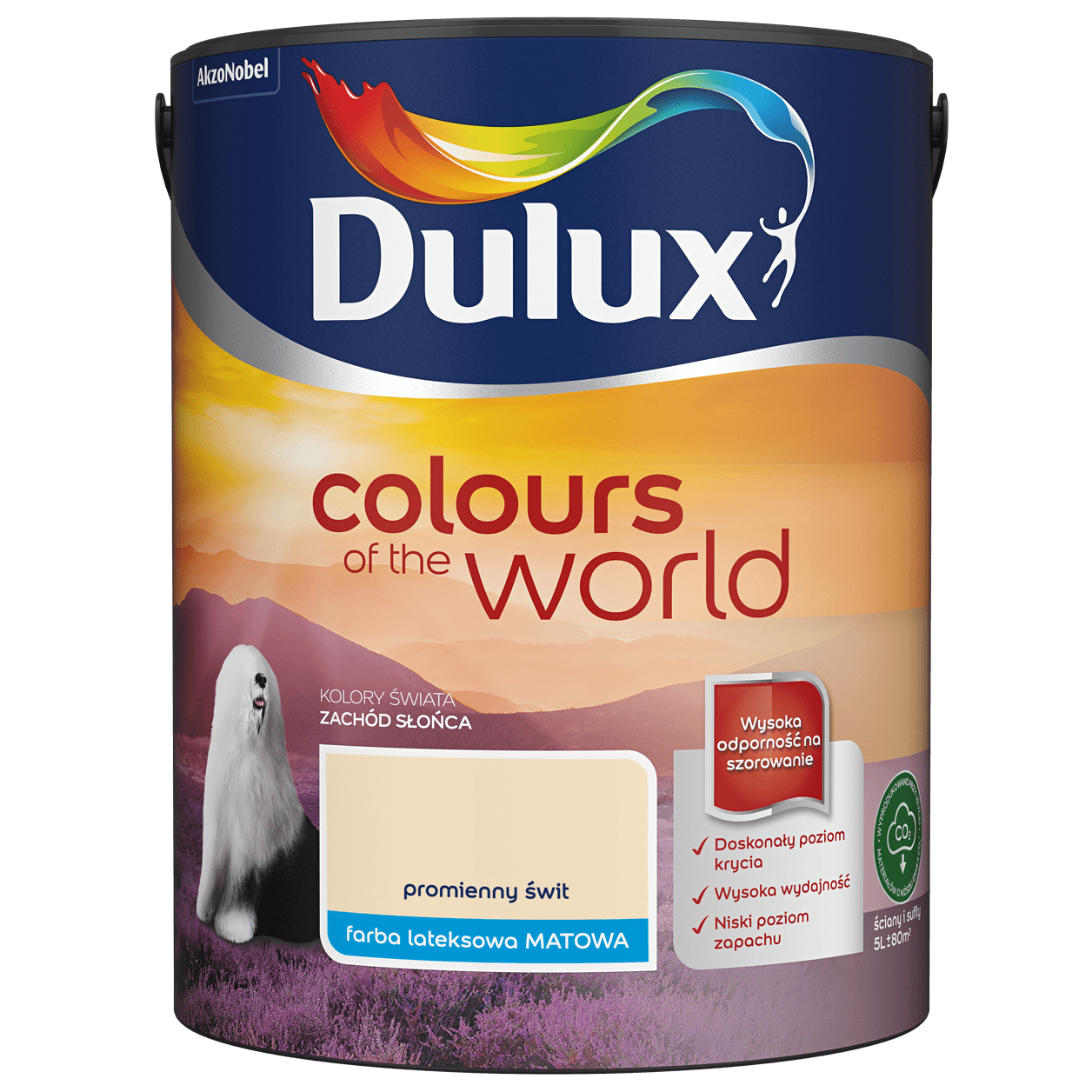 Dulux Kolory Świata <br> promienny świt <br> 5 l
