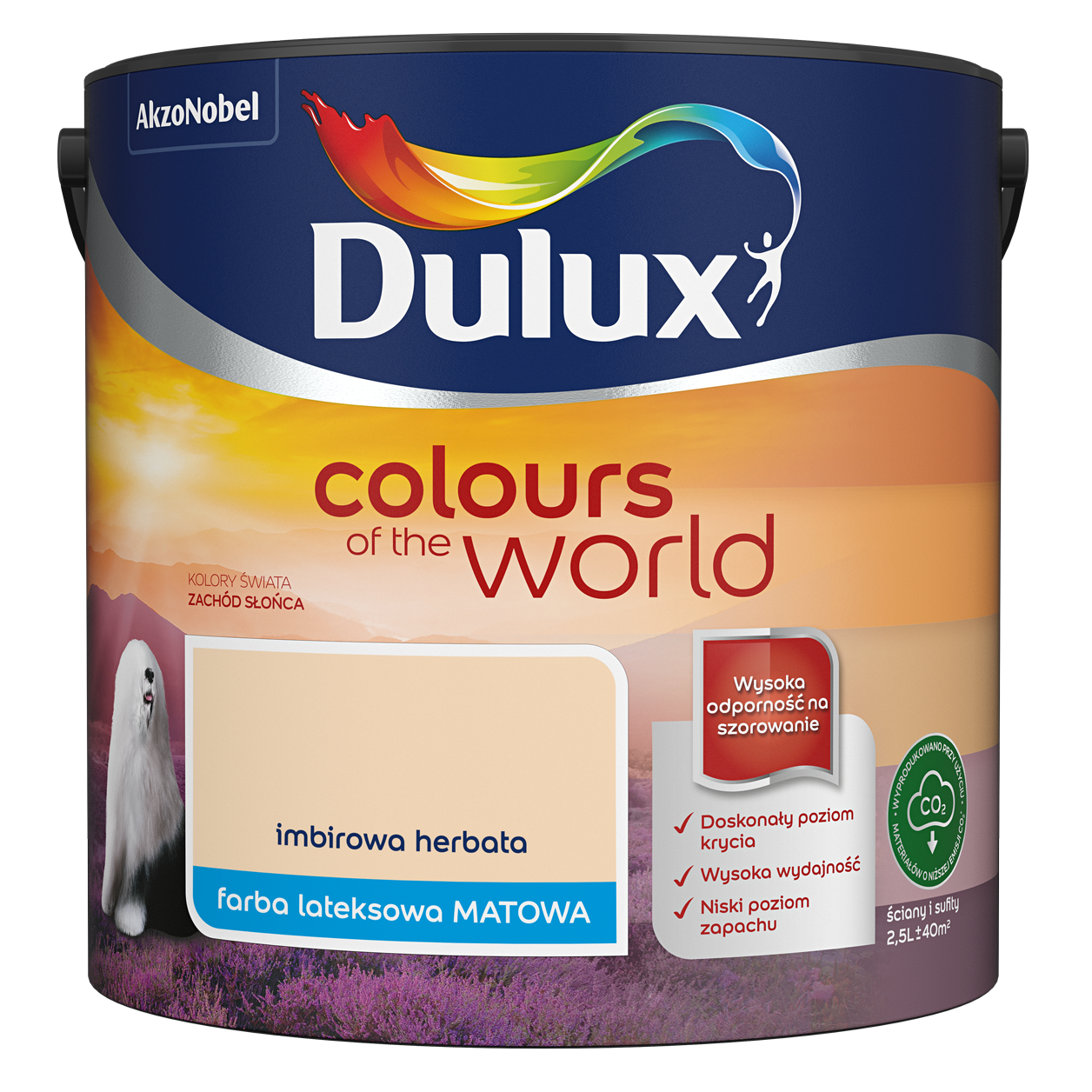 Dulux Kolory Świata <br> imbirowa herbata <br> 2.5 l