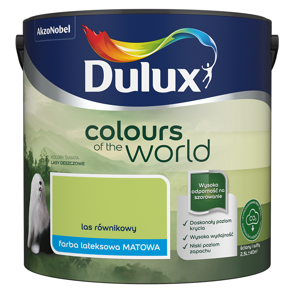 Dulux Kolory Świata <br> las równikowy <br> 2.5 l
