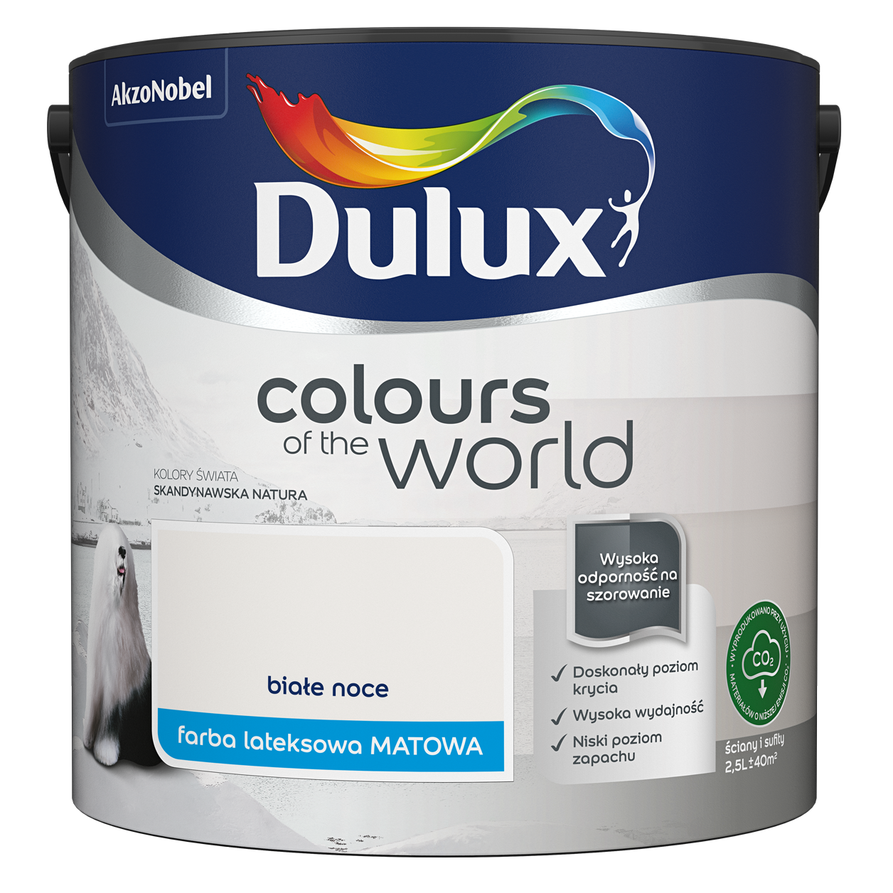 Dulux Kolory Świata <br> białe noce <br> 2.5 l