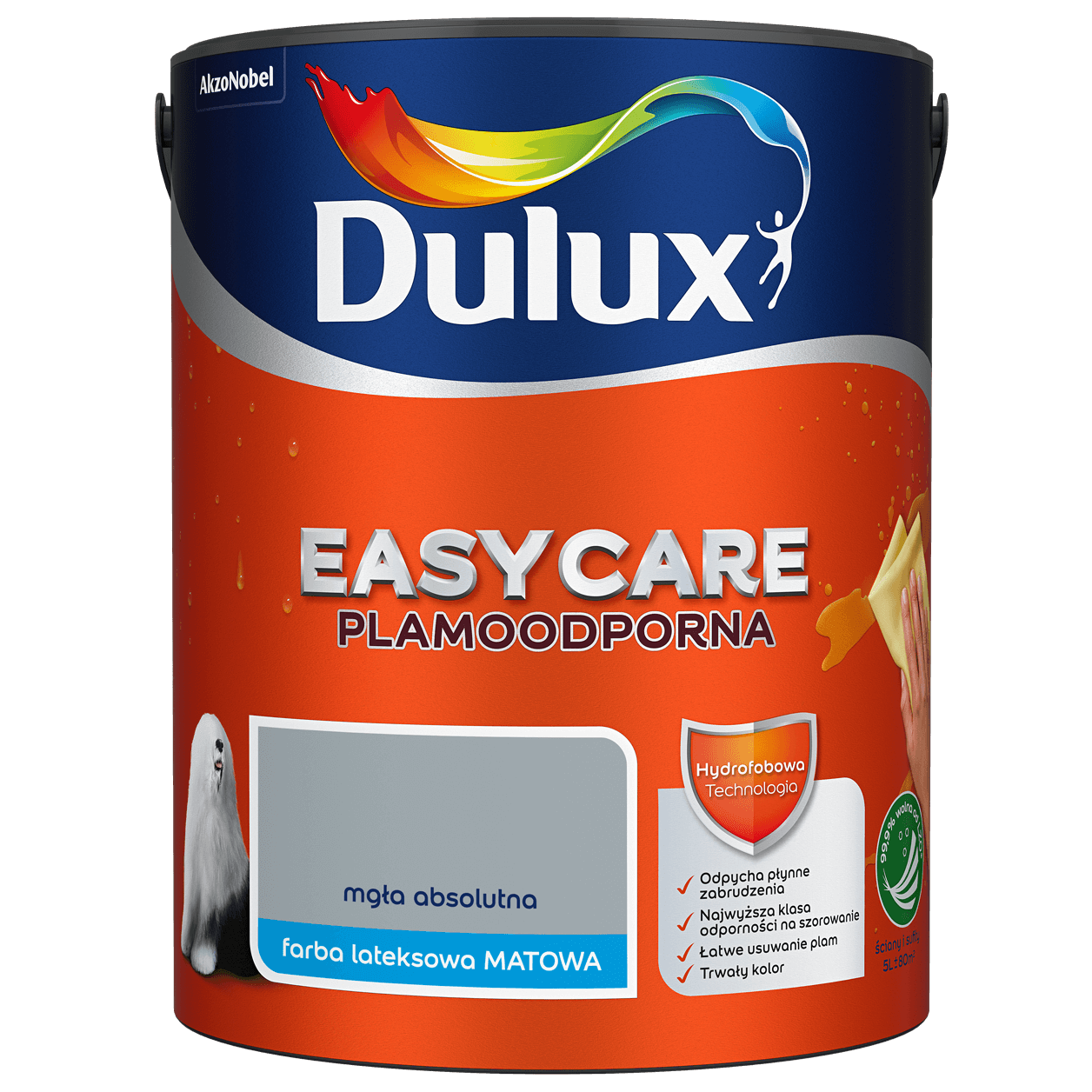 Dulux EasyCare <br> mgła absolutna <br> 5 l