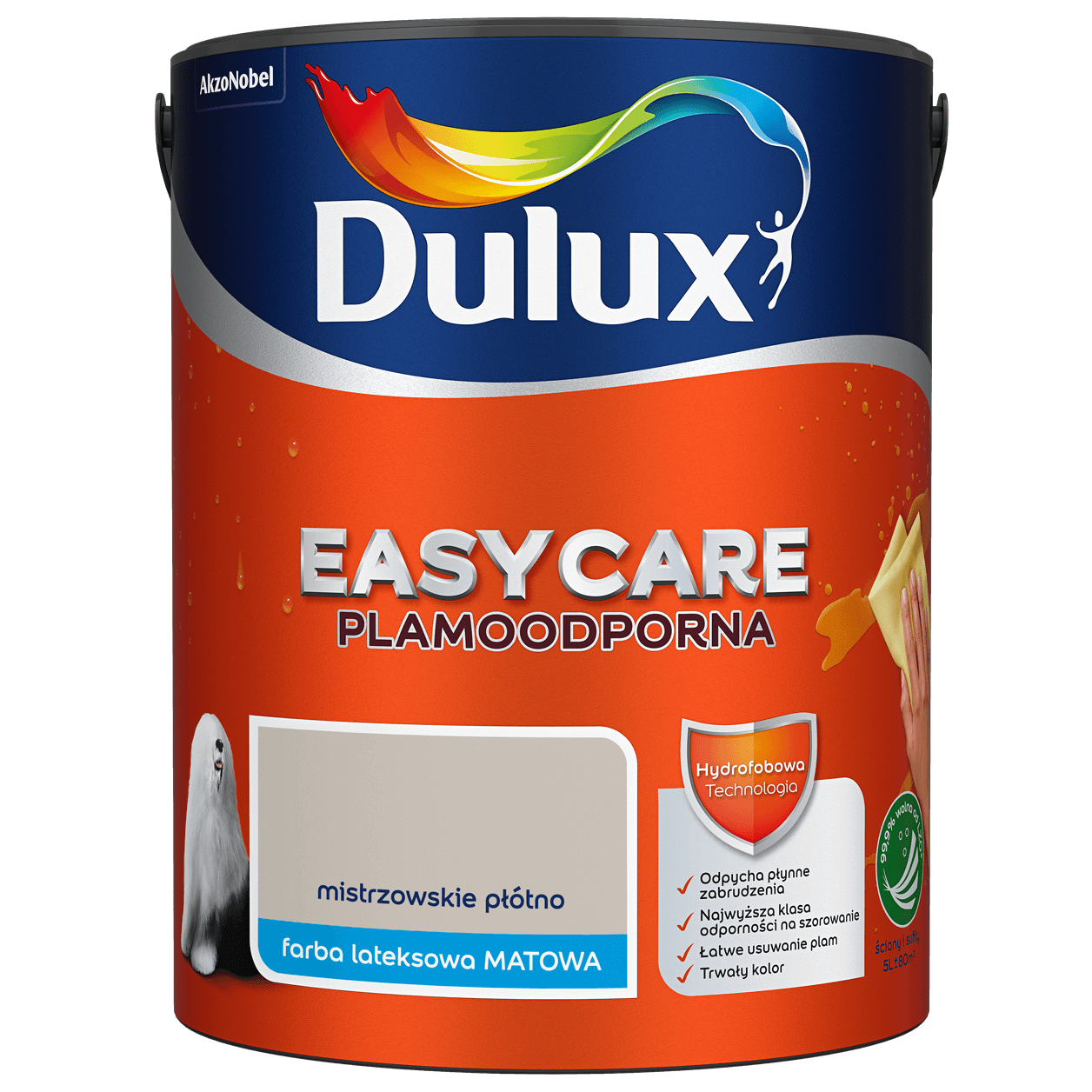 Dulux EasyCare <br> mistrzowskie płótno <br> 5 l