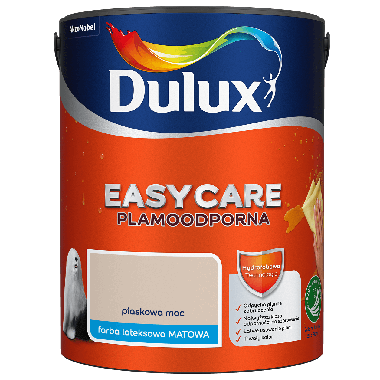 Dulux EasyCare <br> piaskowa moc <br> 5 l