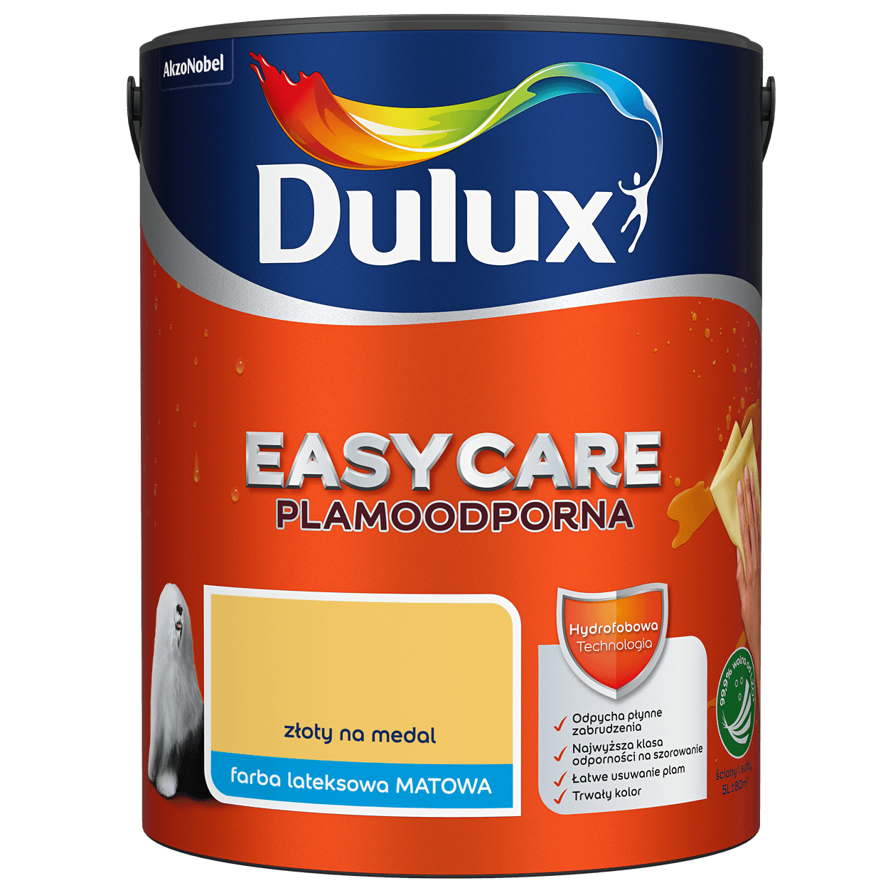 Dulux EasyCare <br> złoty na medal <br> 5 l