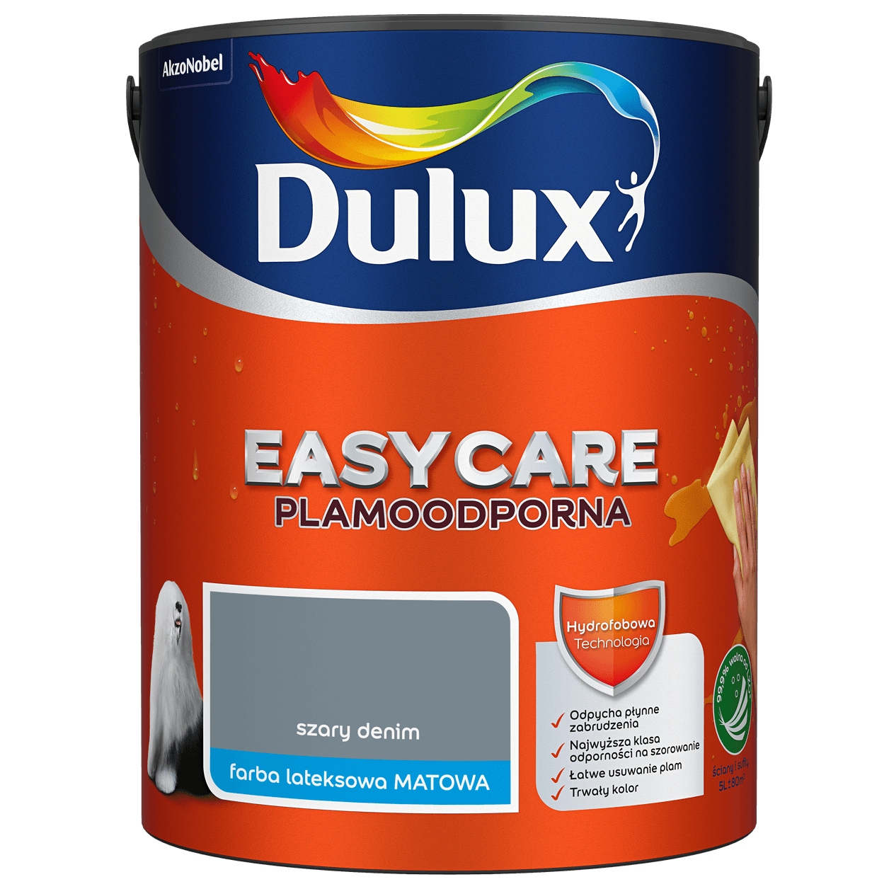 Dulux EasyCare <br> szary denim <br> 5 l