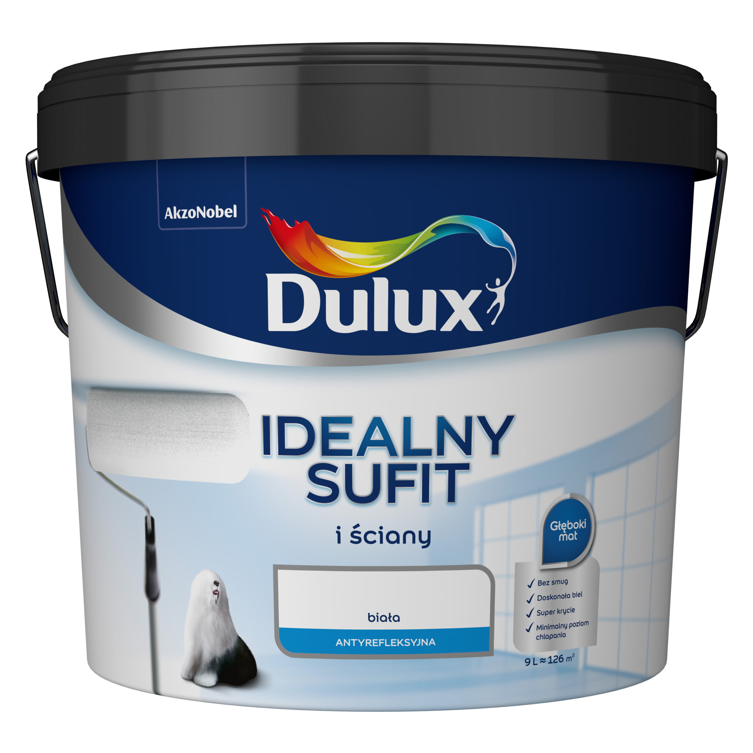 Dulux Idealny Sufit i Ściany 9 l
