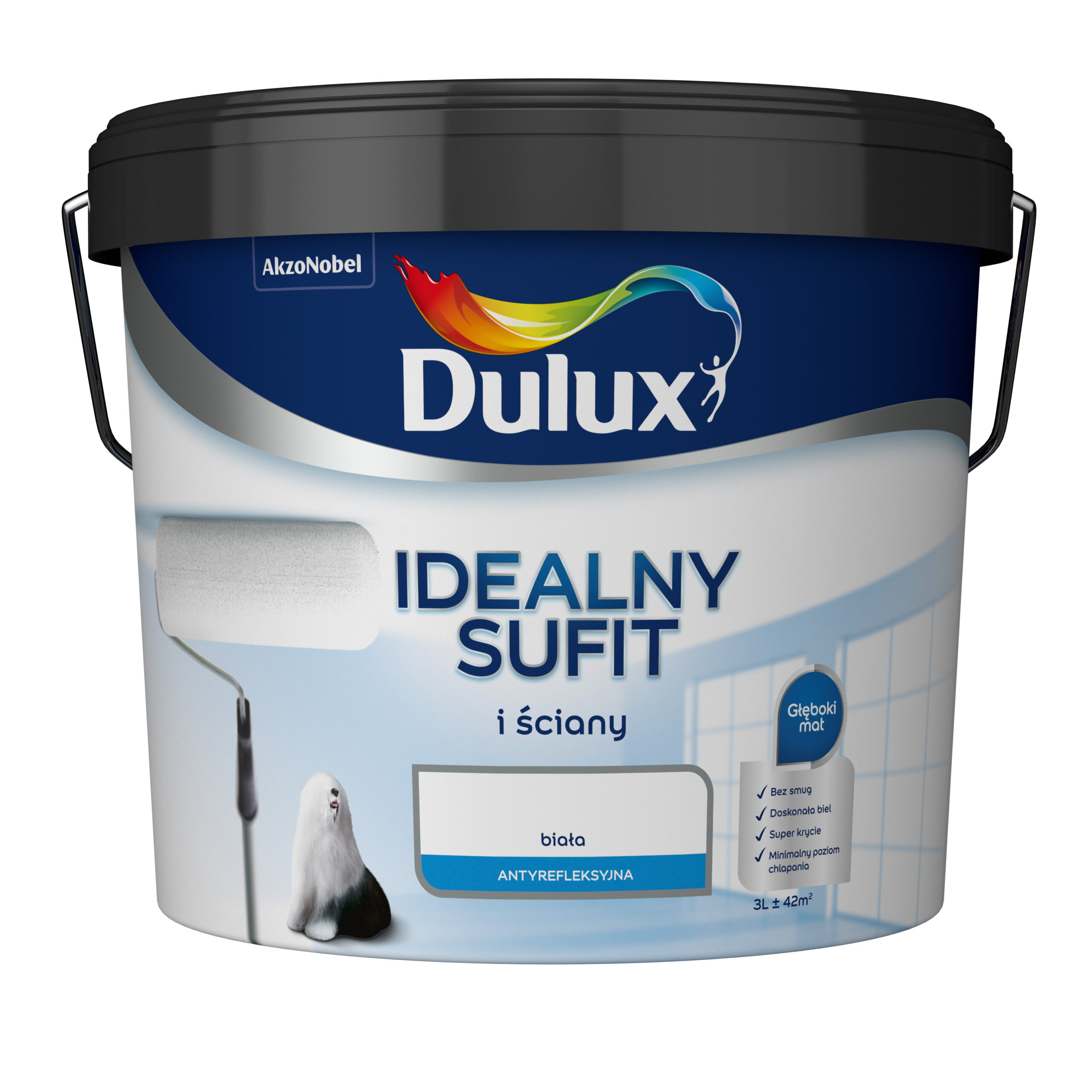 Dulux Idealny Sufit i Ściany 3 l
