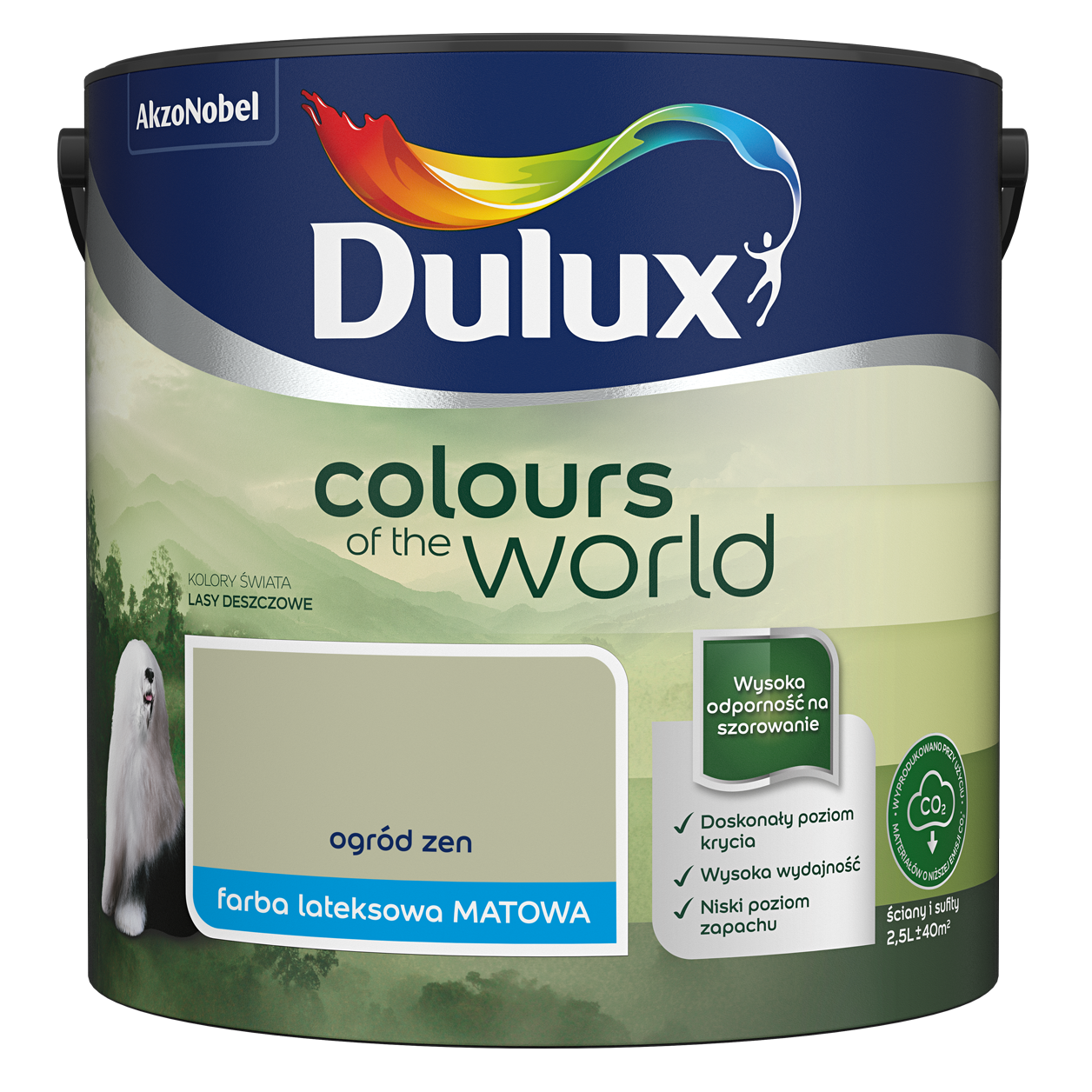 Dulux Kolory Świata <br> ogród zen <br> 2.5 l